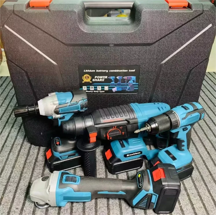 Factory MKT Power Drills kit 21v portable electric cordless brushless 18V cordless drill  Lithium Battery  power tools kit