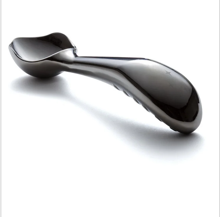 Совок для мороженого из нержавеющей стали, полуночная совок, эргономичный совок для мороженого для твердого мороженого