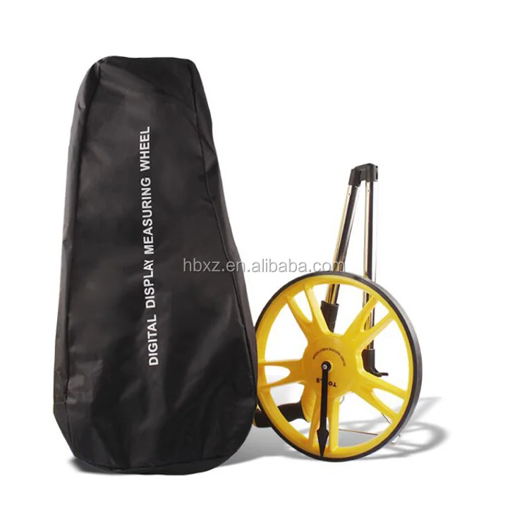 Telescoping digit walking rolling meter single precision measuring wheel distance measuring tool