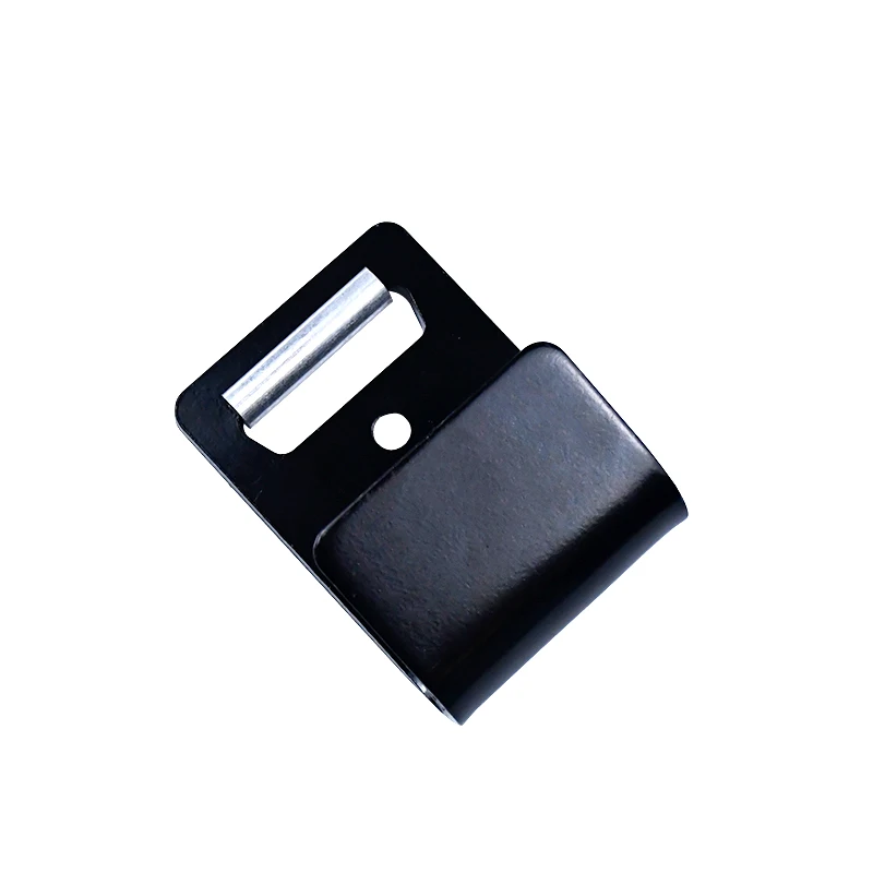 Custom Steel Zinc Plating 2' Flat J Shape Metal Plate Hooks for Cargo Lashing Strap