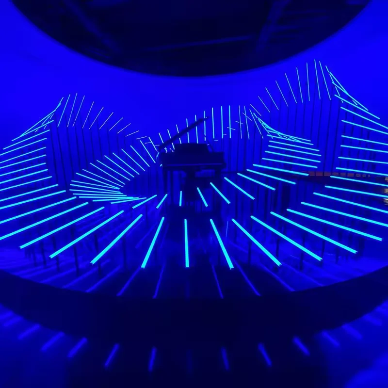 Dynamic RGB LED Light Tube Flipping Mechanical Kinetic Art Device Decorative Lamp for Sale