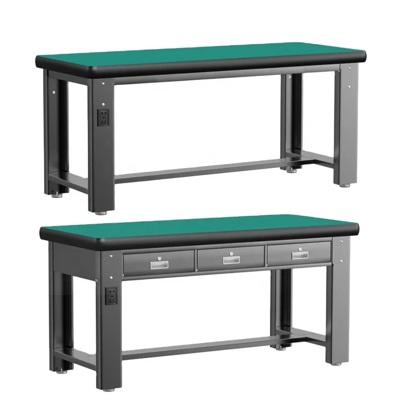 Low Price Assemble Work Line Aluminium Profile Electrical Antistatic Workbench Worktable