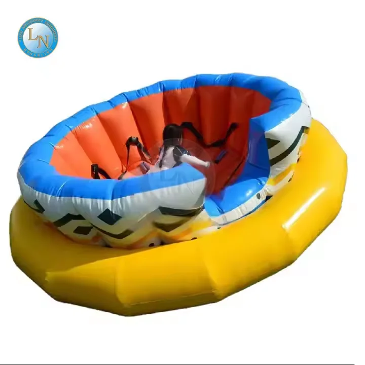 Most Interesting Inflatable UFO Toys Spinning Top Game Seesaw for Kids and Adult