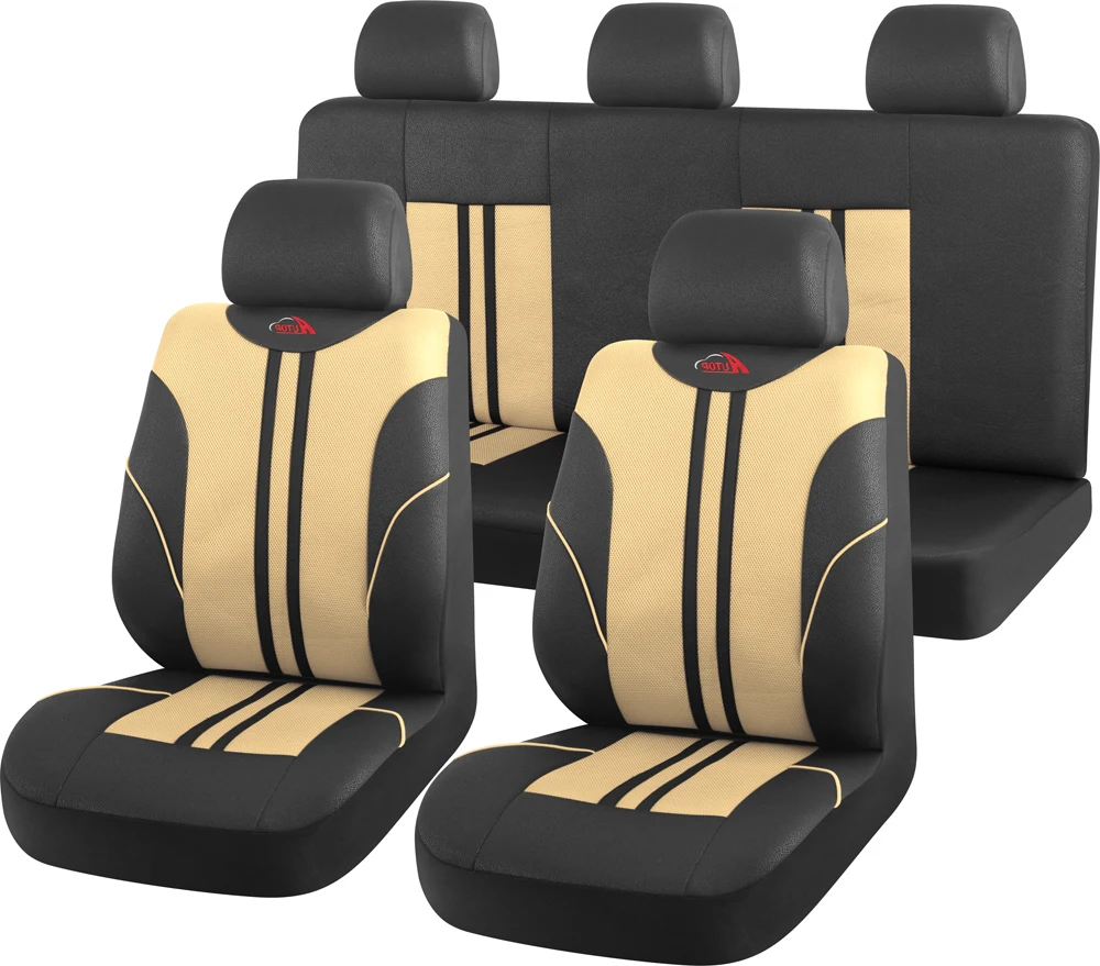 Wholesale 9 Pcs Full Set Breathable Durable Neoprene Polyester Mesh Washable  Car Seat Cover