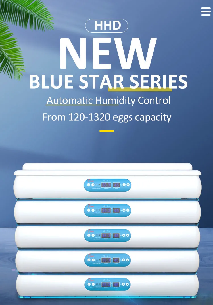 HHD Brand New Arrival Automatic Humidity Control 360 Chicken Egg Incubator H360