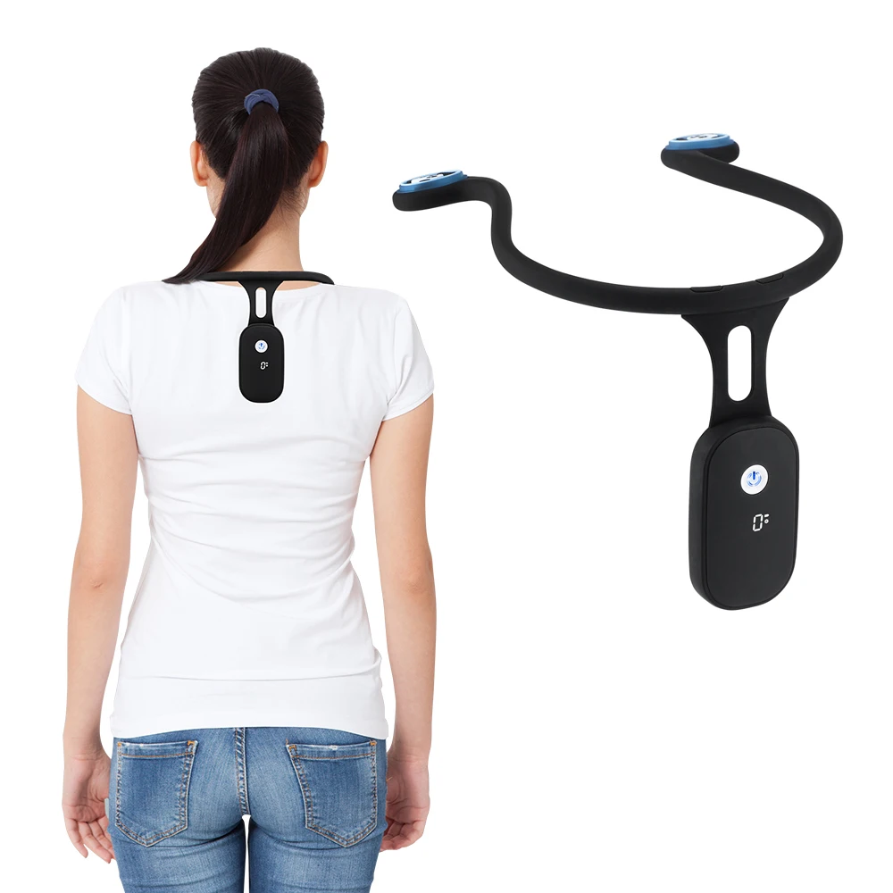 Smart student body posture correction device angle real time monitoring vibration reminder back braces to correct posture