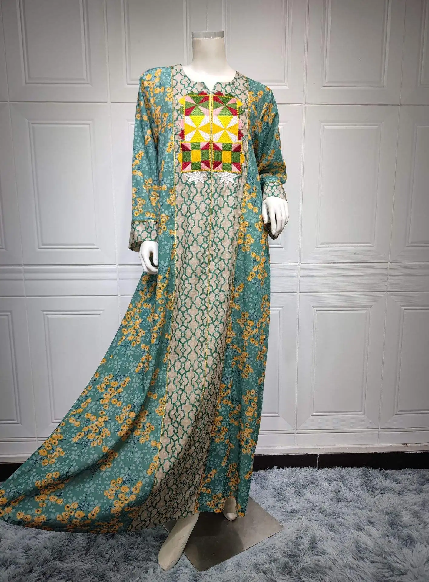 New Model Pakistan Abaya In Dubai Wholesale Open Muslim Kaftan Abaya Dress For Woman