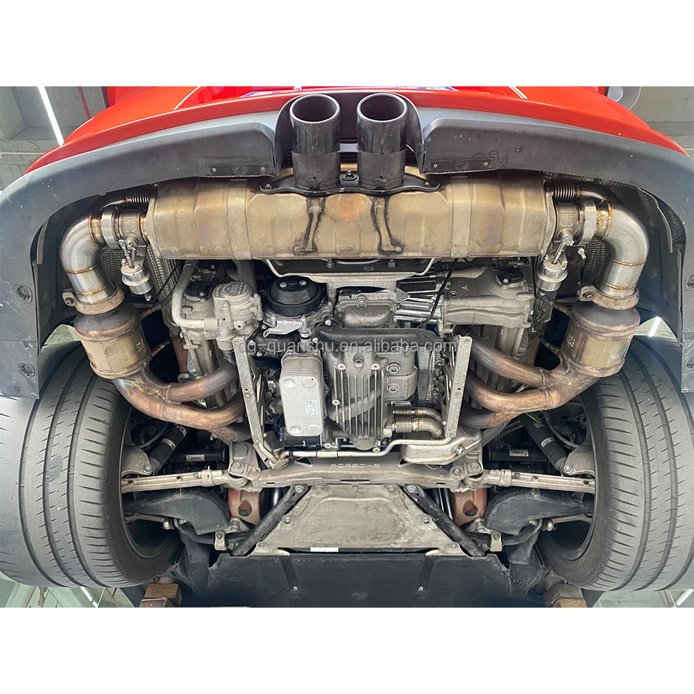 Труба обхода глушителя для 997 991 1 2 GT3 RS из нержавеющей стали боковые глушители