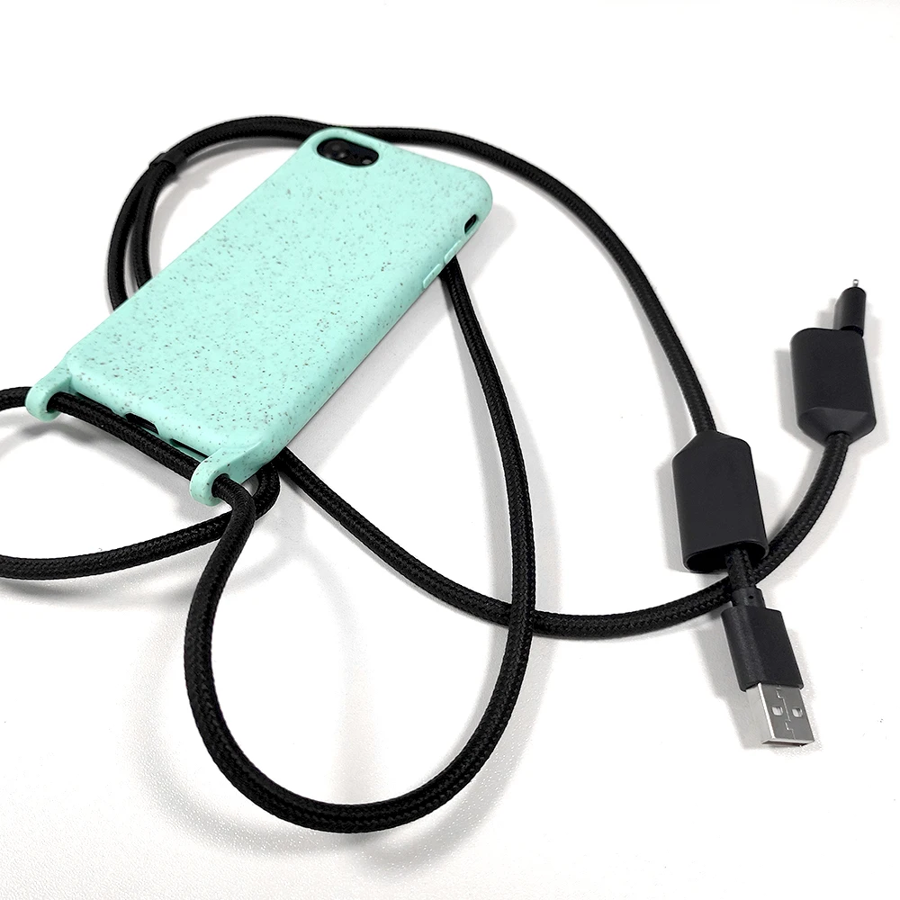  TENCHEN ремешок для мобильного телефона аксессуар USB зарядка/кабель передачи данных ожерелье чехол