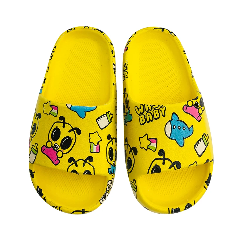 2021 Newest little baby boy best designer cartoon slides slippers for kids