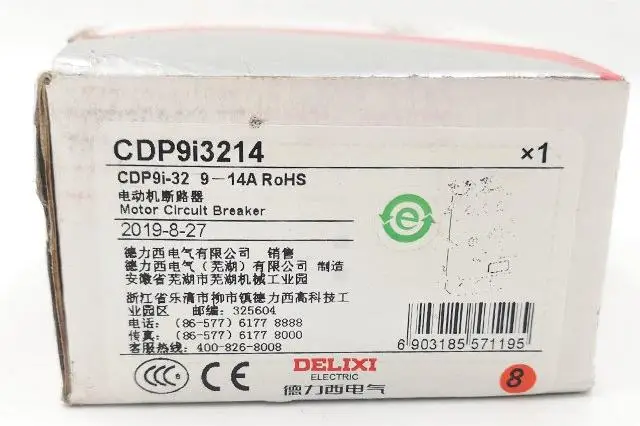 Delixi электрические выключатели 32A 690V RoHS CDP9i серия amp автоматический выключатель двигателя