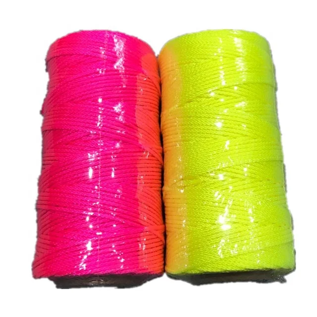 18 # Строительная леска Mason twine кирпичная нейлоновая оплетка неоновый шнур с флуоресцентным