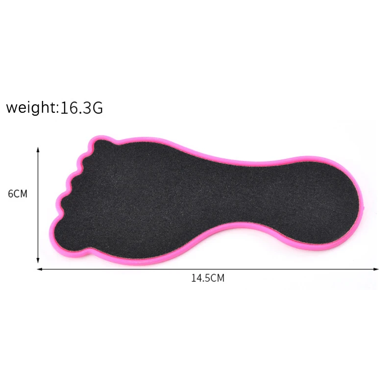 Disposable feet shape double sided sandpaper dead skin callus remover foot file