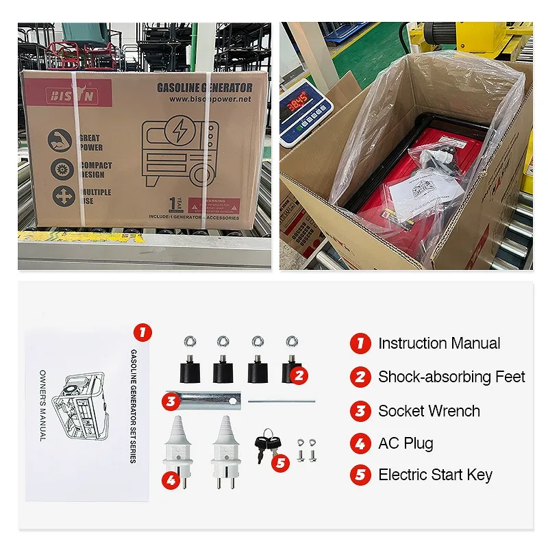 China wholesale 220/380 Volts portable power gasoline copper generator 2.8-3.0kw Gasoline Generators