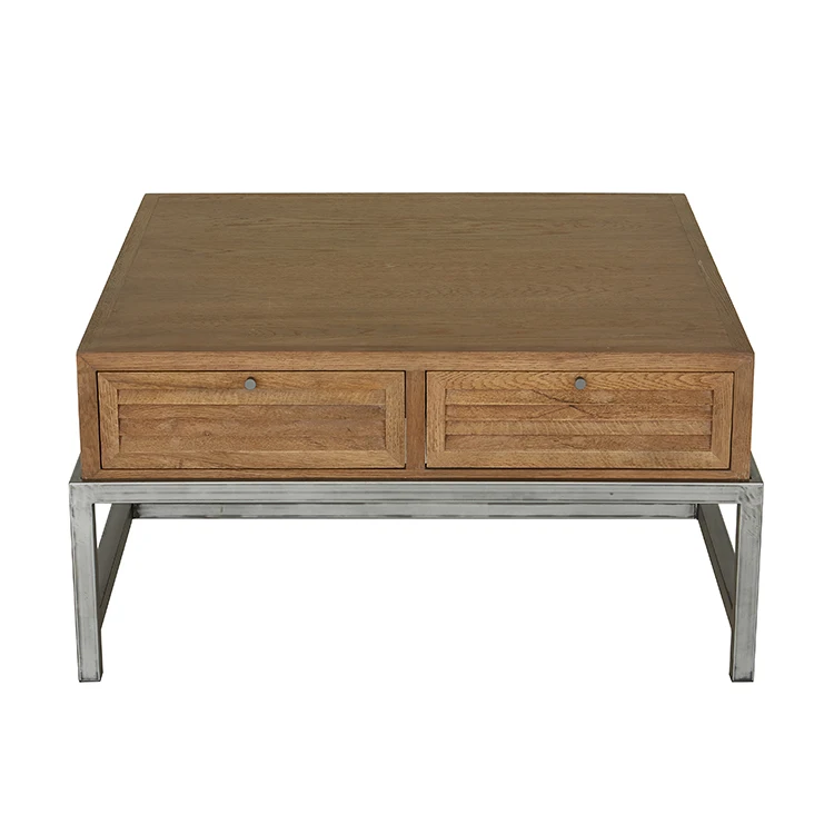 
Type Luxury Retro Iron Coffee Table Attractive Price New Modern Living Room Furniture Home Office Traditional 90x90x45 NK44 