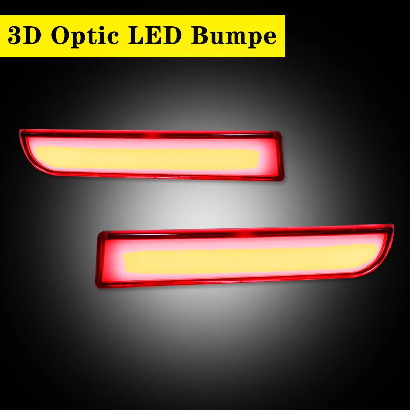 Full LED Bumper Lights For Mitsubishi Lancer Evo X Outlander Tail/Brake,Turn Signal Lights Rear Fog Lamps