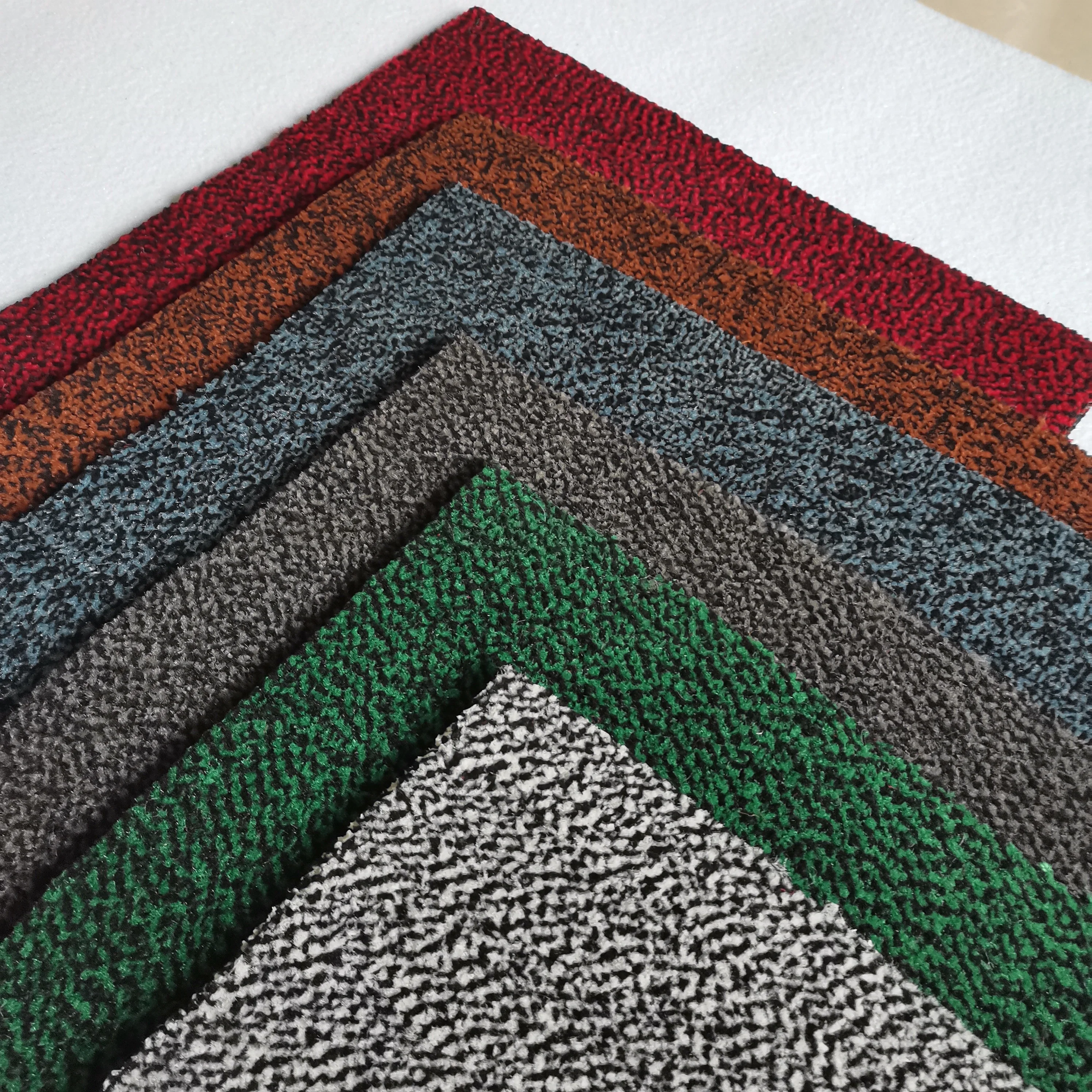 Cut Pile surface pp material, PVC backing  door mat in shandong dongwo manufacturer