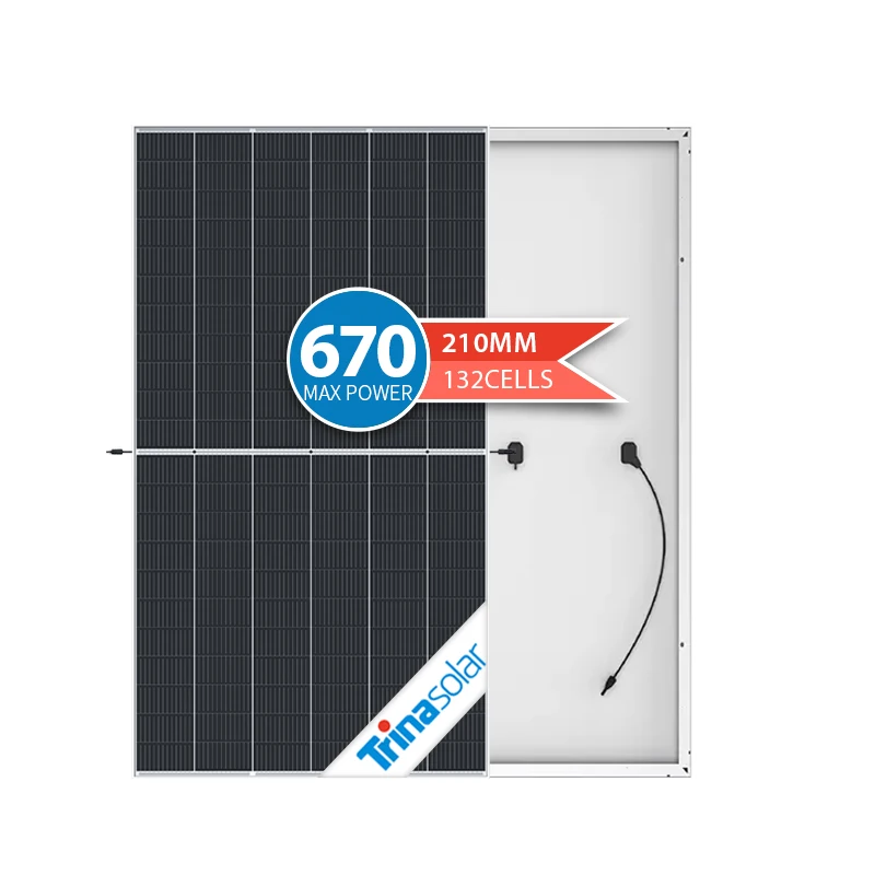 Factory price Trina solar panel 550w 650w 660w 670w half sale all black in stock