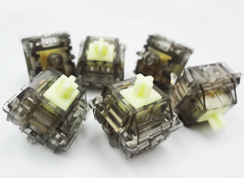 Pre-Lubed Linear Keyswitch 5 Pin Smooth Keyboard Switch with 55g 62g 65g 67g 78g Springs