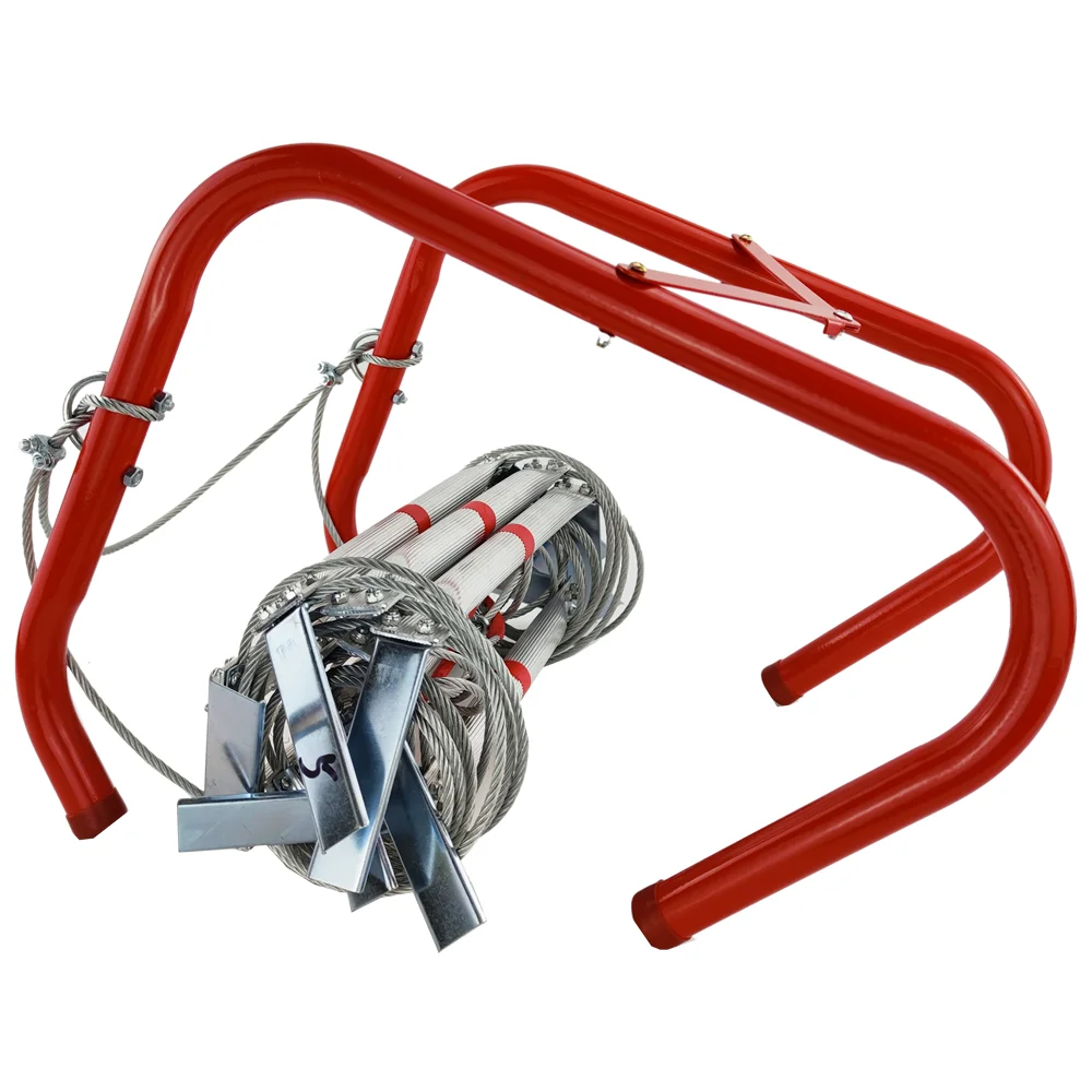 Сверхмощный портативный двухэтажный складной домашний пожарный насос Спасательная Лестница