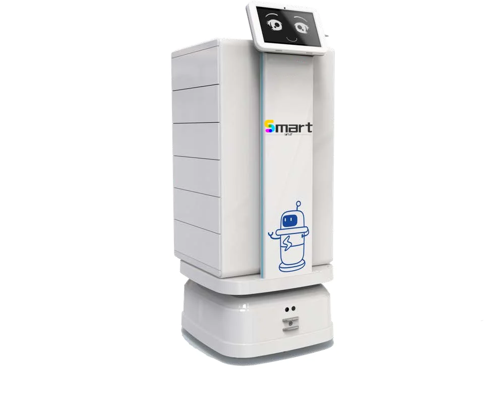 Multifunctional Smart ABS Material Delivery Robot 570*500*1240mm Widely Used Service Robot