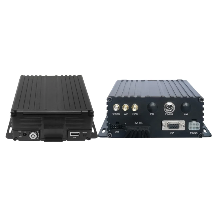 GPS WIFI 3G 4G optional HD 720P 4 camera 4ch car mobile DVR MDVR kits for bus