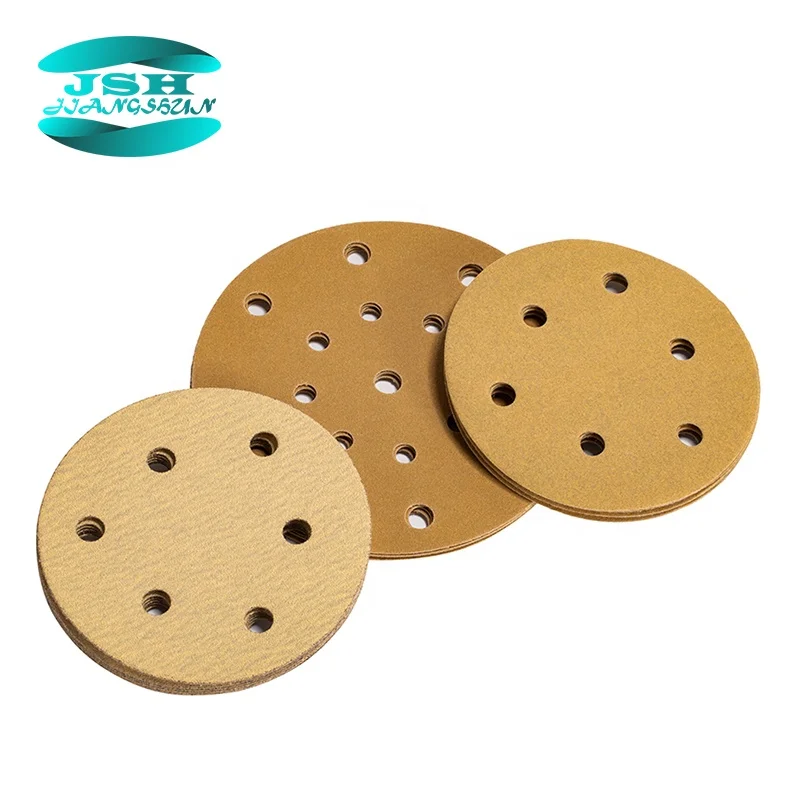 Abrasive aluminium oxide auto refinish sand paper sanding disc pad