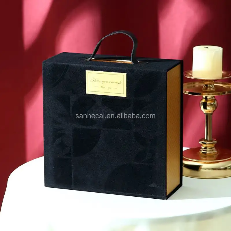 Colorful Book-Shaped Cardboard Gift Box UV Coating Printed Perfume Storage Festival Decorative Handbag Gift Suitcase Specialty