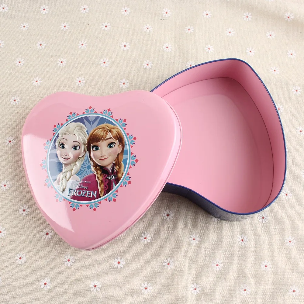 New Design Empty Custom Printed Rectangle Gift Chocolate Candy Heart Shaped Tin Box