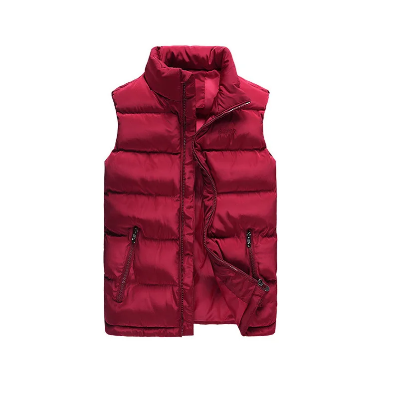 New Design Winter Men Keep Warm Vest Thick Down Vest Men Padded Vest For Home