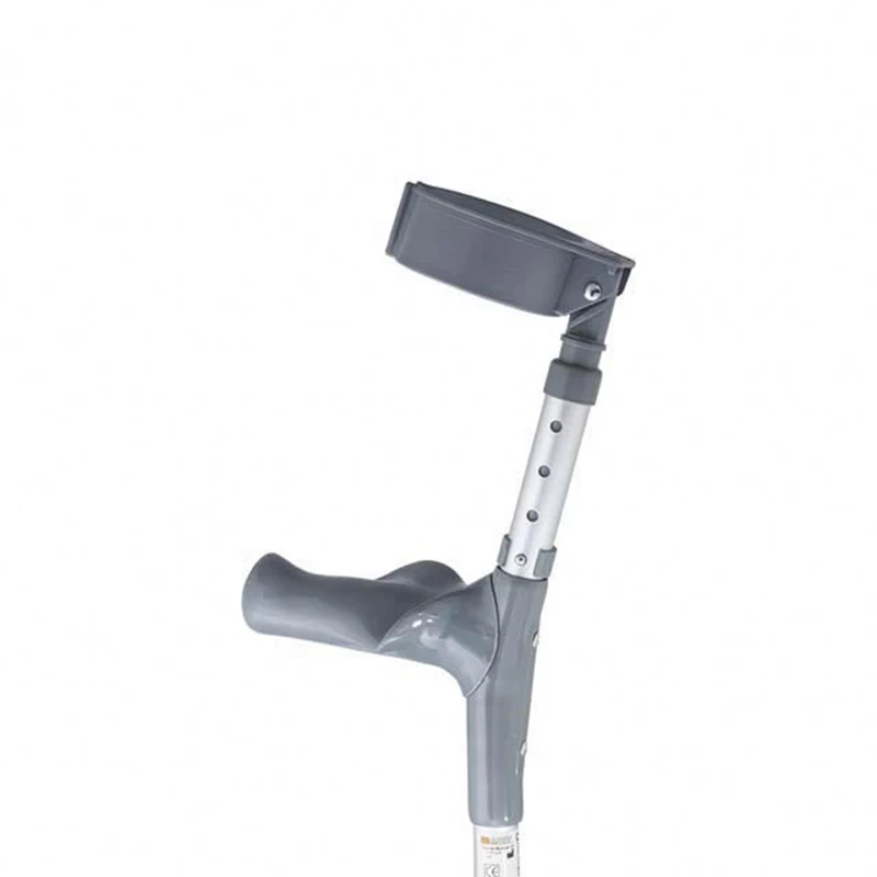 Medically adjustable aluminum forearm walking elbow crutches
