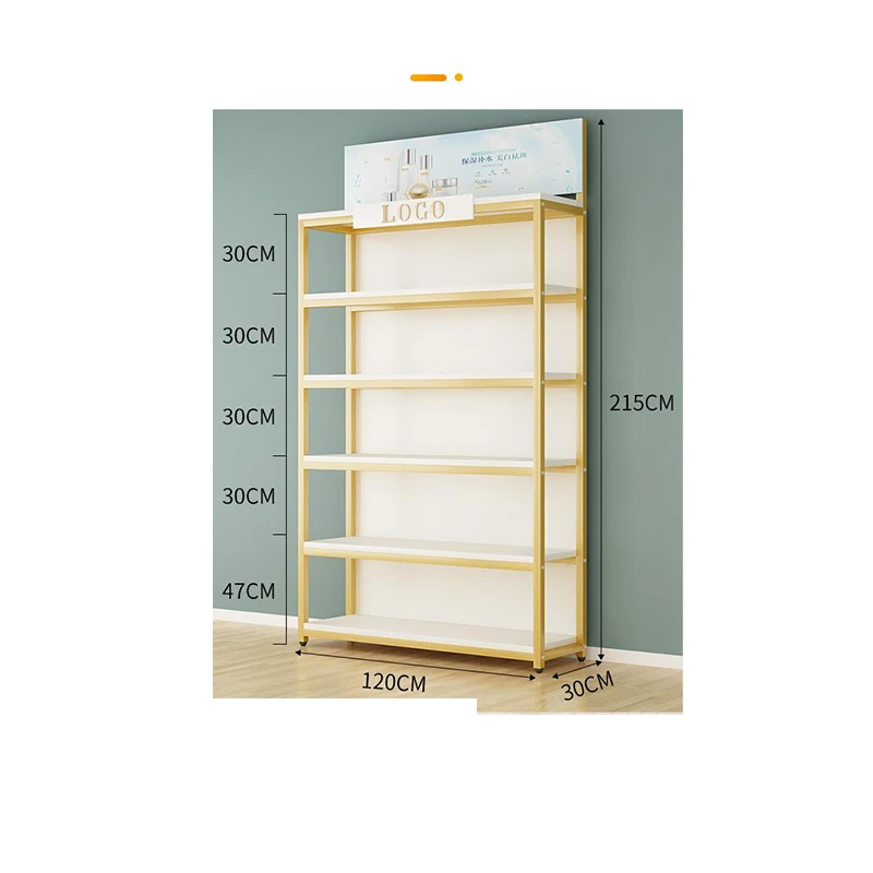 Guangdong Meicheng  Cosmetics display cabinet Nakashima product Counter makeup acrylic counter display shelf with logo