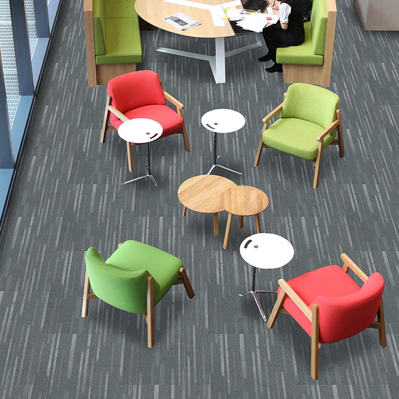 Luxury Removable Commercial Carpet Tiles 50x50 Office Modular Indoor Office Home Carpet