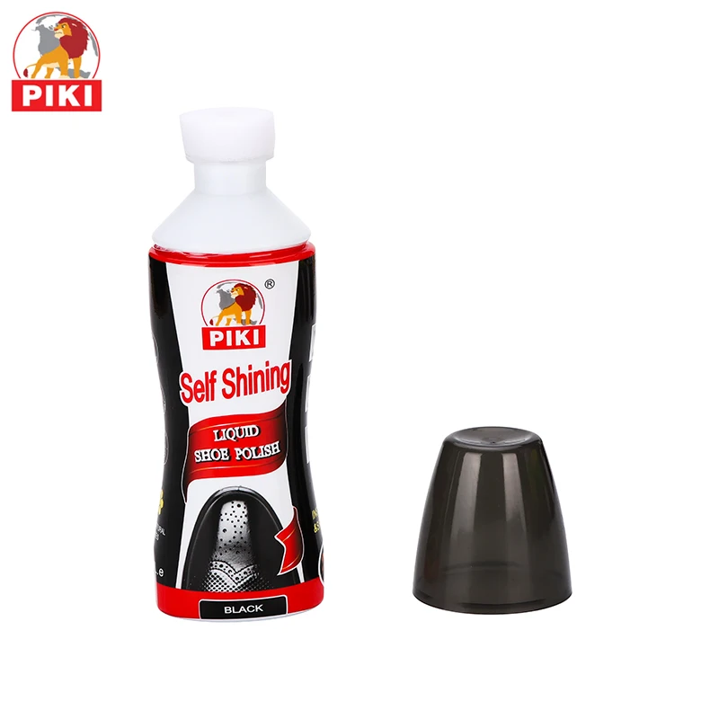 
Chinese manufacturer bottle for waterproof leather liquid shoe polish with sponge applicator 