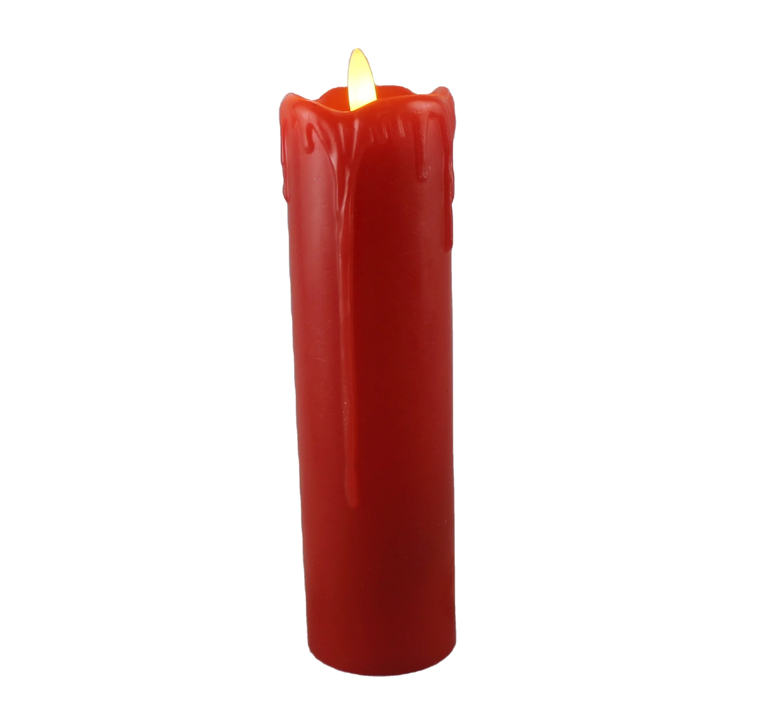 Chinese factory 3D electronic candle Flameless LED ivory candle for Christmas decoration
