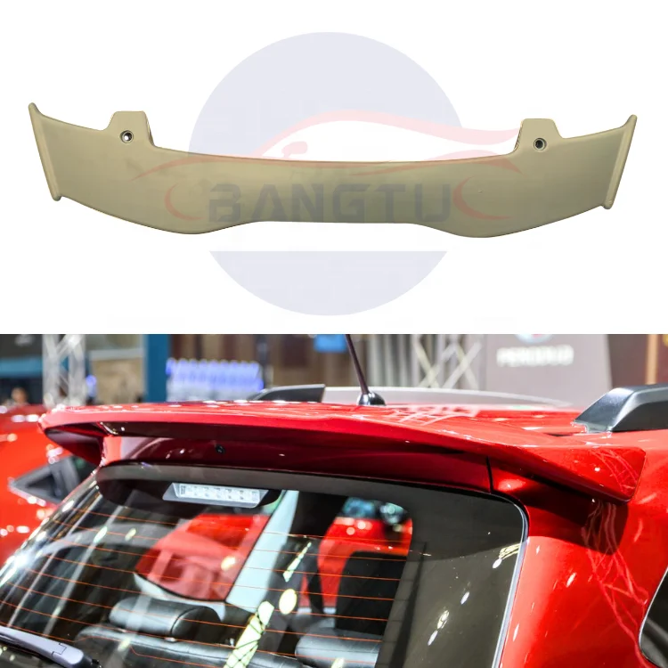 Factory direct sale ABS car rear spoiler fit for HONDA Fit Jazz GK5 2014 2015 2016 Mugen Spoiler