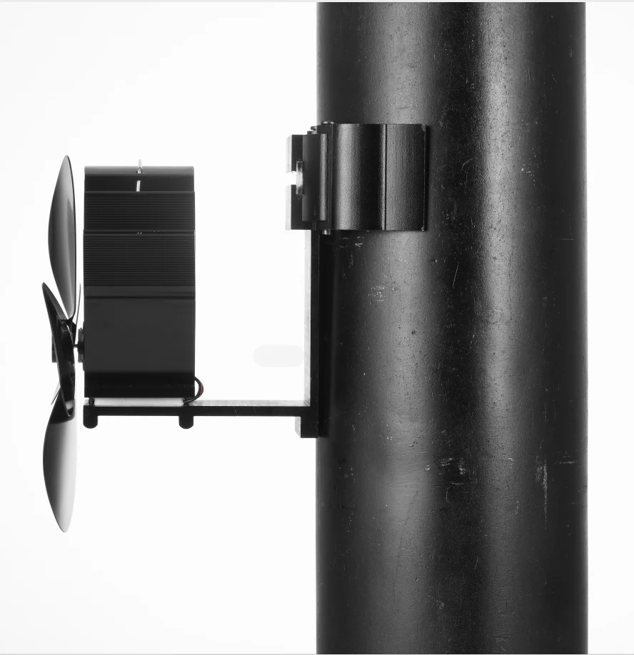 Liank Indoor Wood Burning Fireplace Chimney Flue Magnetic 4 Blades Ecofan Pellet Stove Exhaust Fan Other Home Heaters