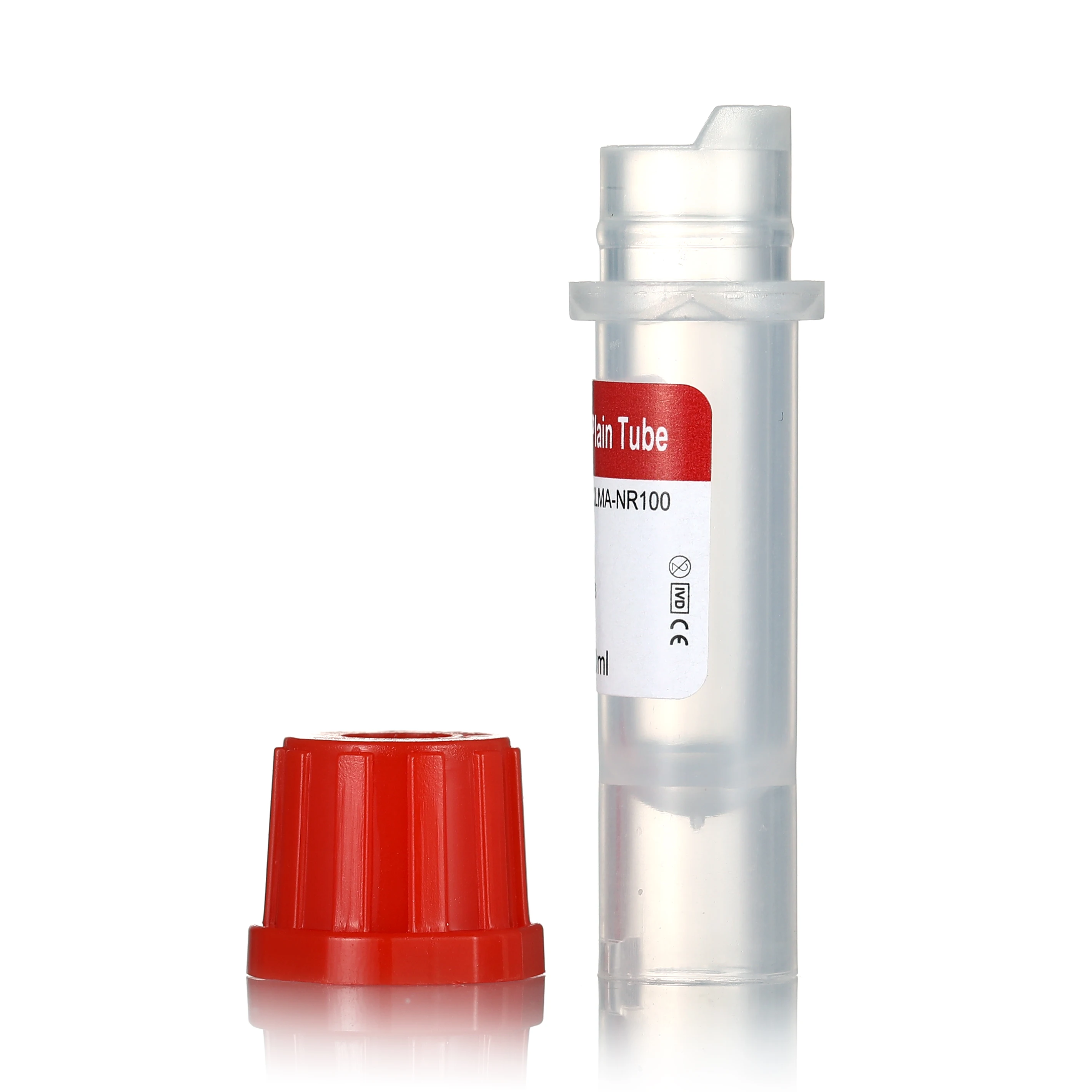 Free Sample Non Vacuum Blood Collection Tube Gel & Clot Activator CE ISO Blood Sample Tube