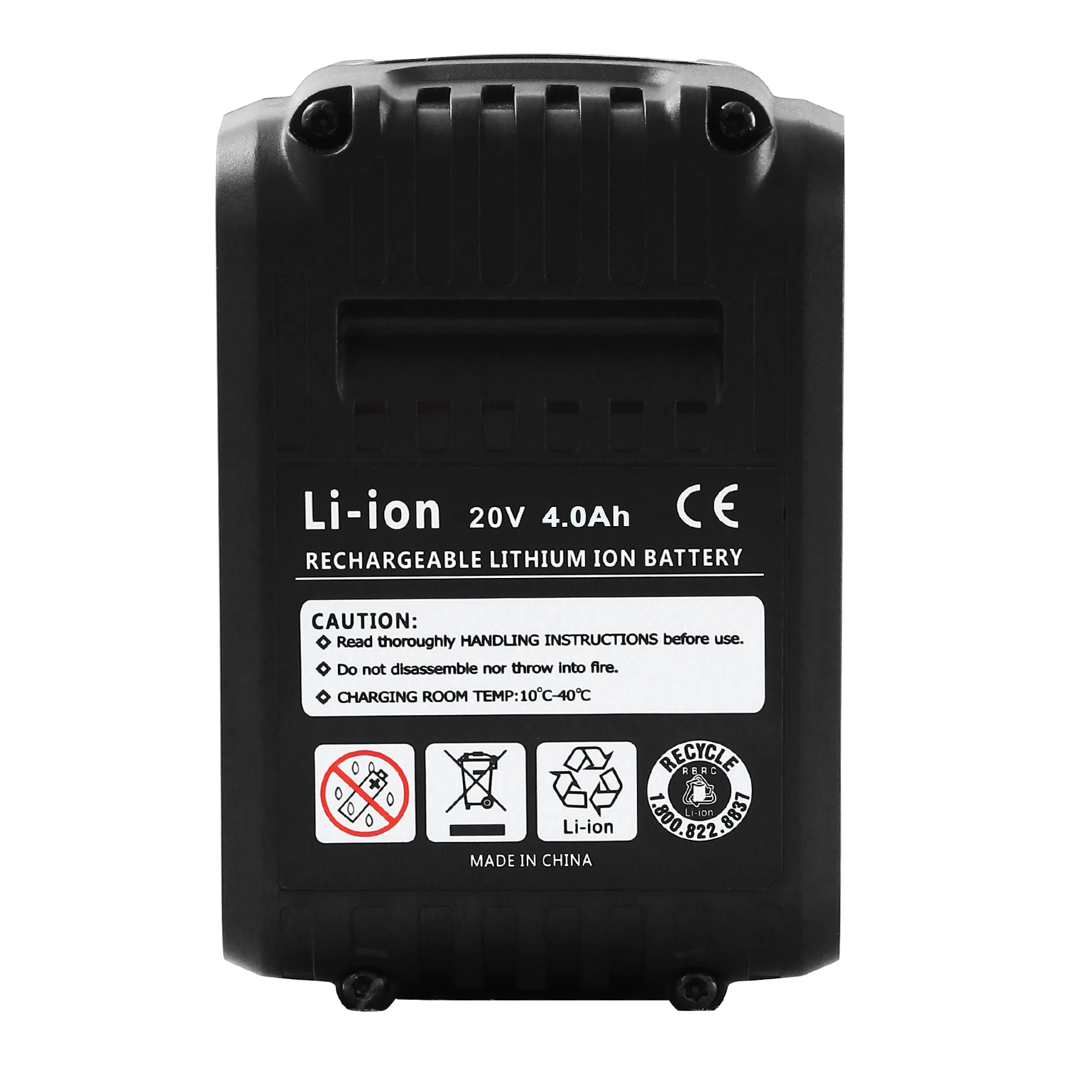 High-performance RHY 20V 5ah Lithium-Ion Batteries DCB180 DCB200 Compatible with Dewalts 20V Power Tool Battery