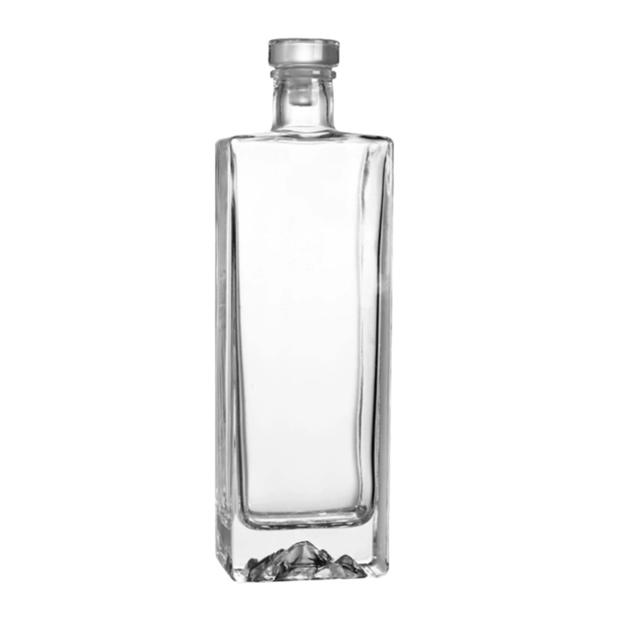 100ml 200ml 500ml 750ml square vodka gin rum whiskey spirit gin glass bottle suitable for the European market