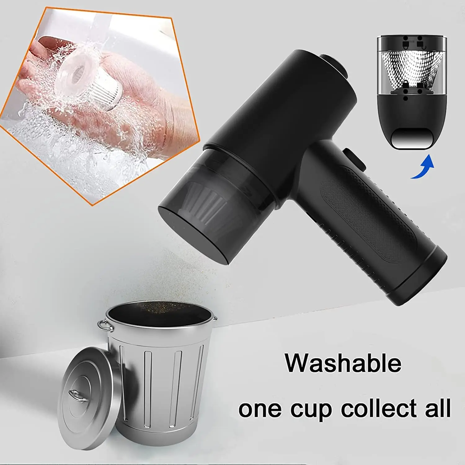 wireless handheld car vacuum cleaner portable cordless vacuum cleaner cars 51000rpm 7000pa electric air blower duster jet fan