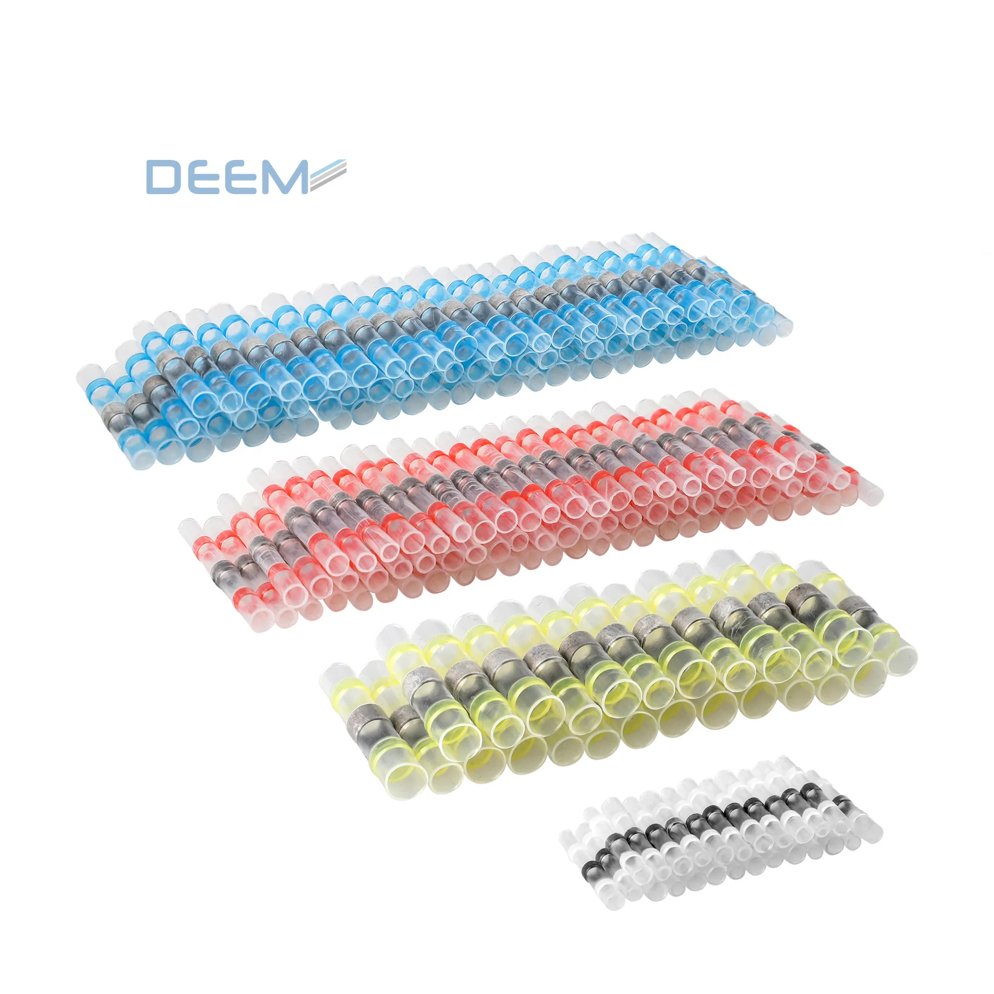 DEEM Heat Shrink Butt Wire Connectors Waterproof Tinned Copper Solder Seal Terminals (1600262369882)