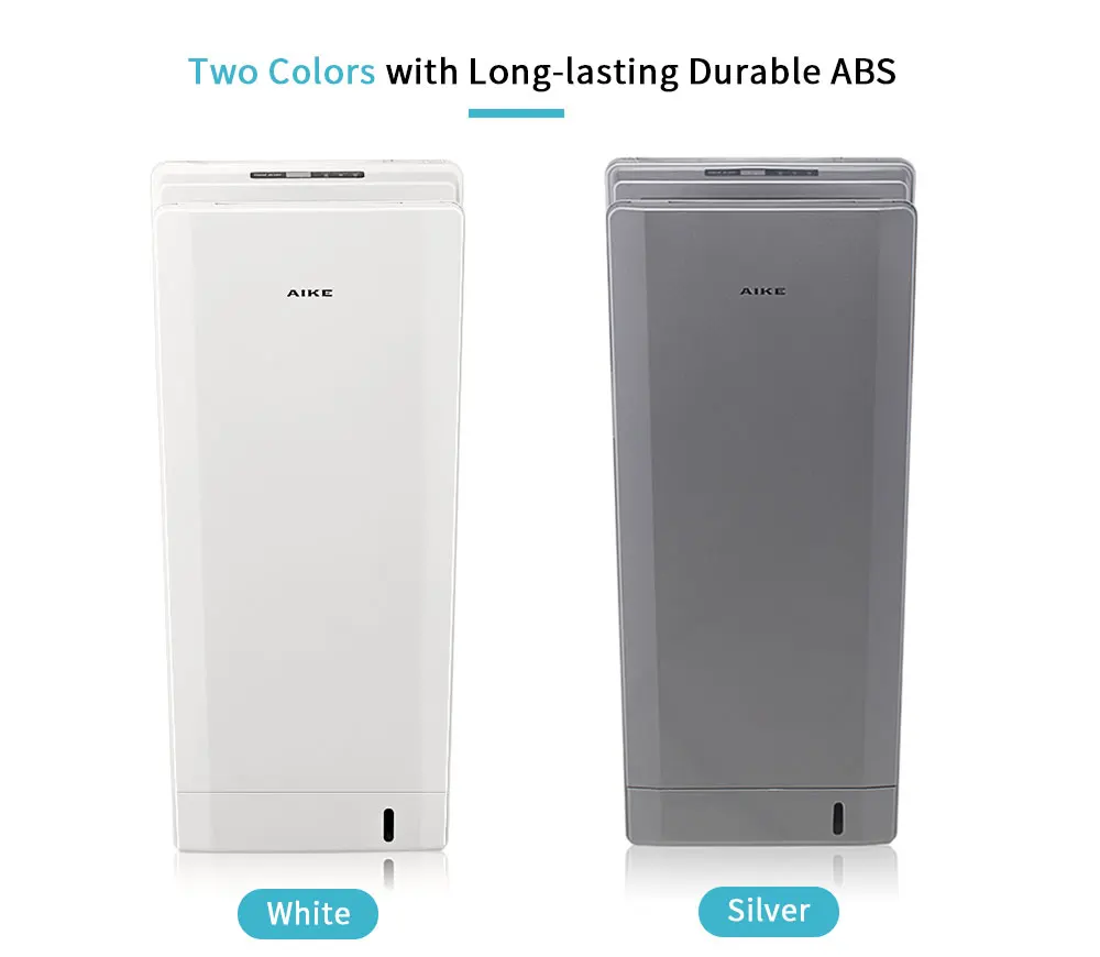 Ручная сушилка, автоматическая высокоскоростная струйная сушилка для рук, коммерческая двухсторонняя сушилка 1850 Вт AK2070S