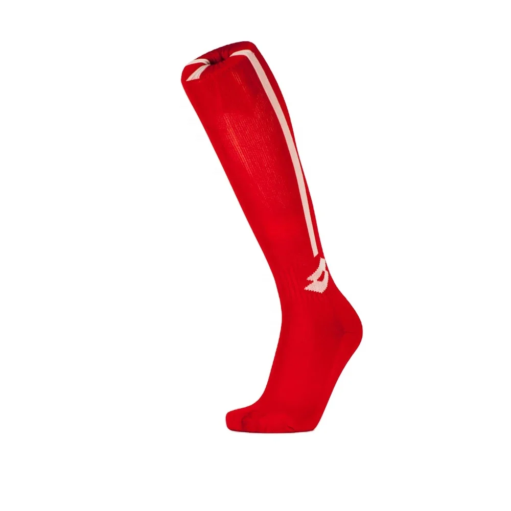 Футбольные носки из полиэстера под заказ, хлопковые футбольные носки