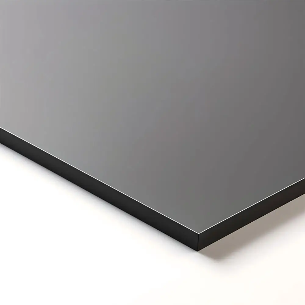 Anti Bacterial Solid Graphite Grey 12mm HPL Compact Laminate Board for Kitchen Island Worktop Countertop