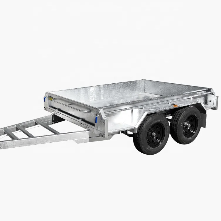 9x5 standard hot dip Galvanized dual tandem axle trailer