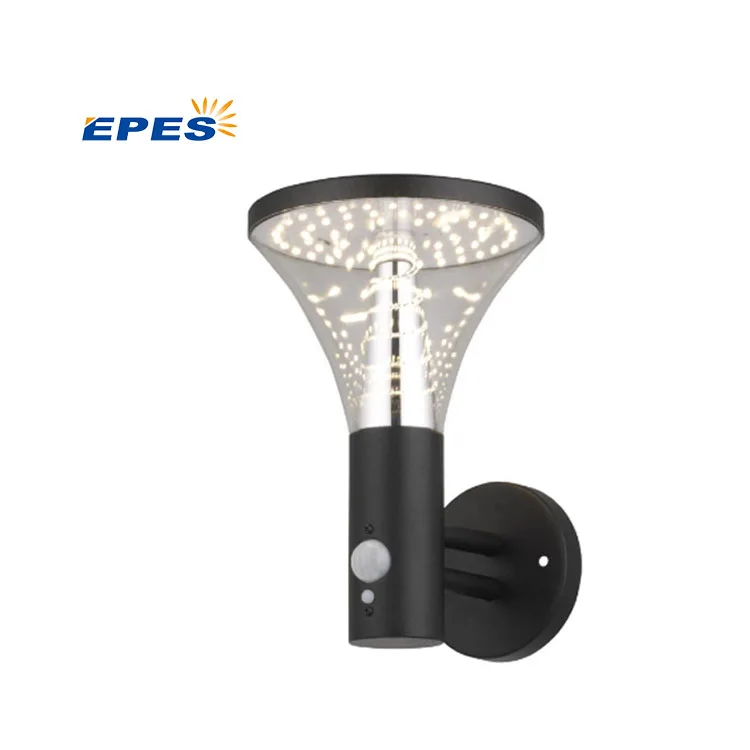 led solar sensor wall light decorative solar wall lights