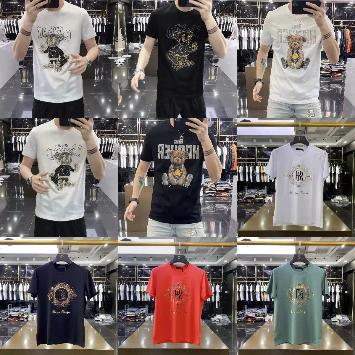 New Design 100% Cotton Cotton 240 Grams Polo Shirts For Men 220 Grams Tshirt For Men