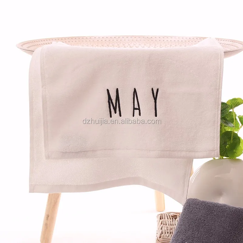 Eco-friendly Hotel Cotton Bath Towels Wholesale 70 cm x 140 cm Customized Towel High Quality