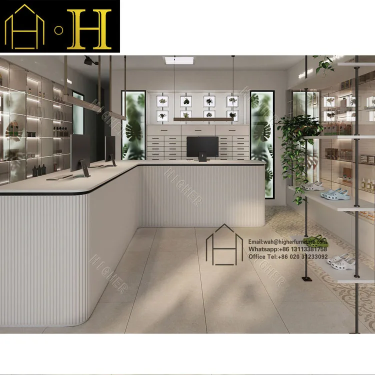 Medical Shop Interior Design Retail Pharmacy Shopfitting Decoration Ideas Pharmacy Shop Design
